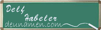Delf Habeler Visitenkarte